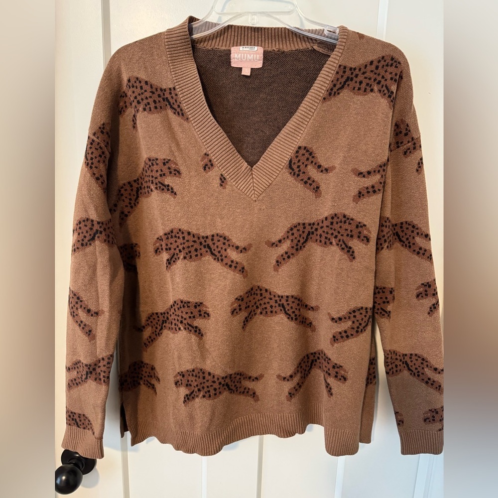 Show me your mumu Gilligan jumping cheetah sweater - Picture 9 of 11
